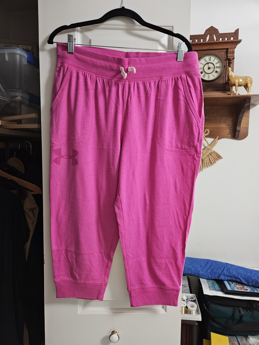 Under Armour Bright Pink Women's Capri Joggers